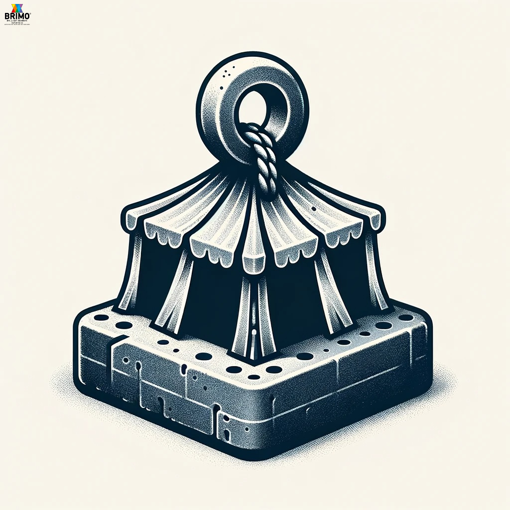 Oceľové príslušenstvo na kotvenie párty stanu